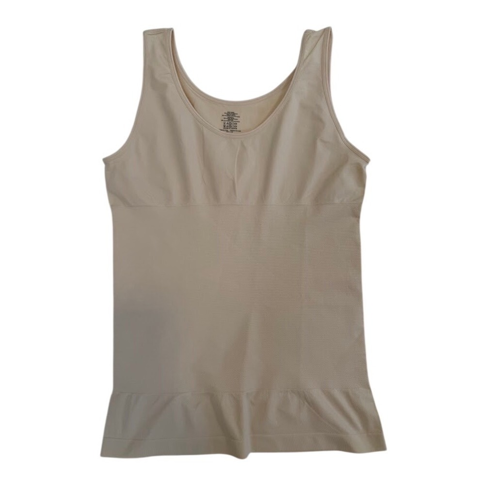 Essentials‎ by Tummy Tank Seamless Shapewear Tank Nude 2X/3X